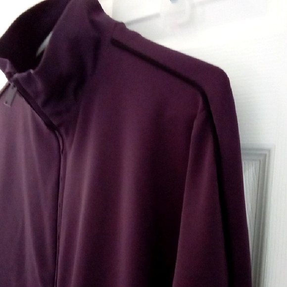 Zara Active Women's Plum Funnel Neck Long Sleeve Zip Up Jacket Small Oversized - Picture 6 of 12